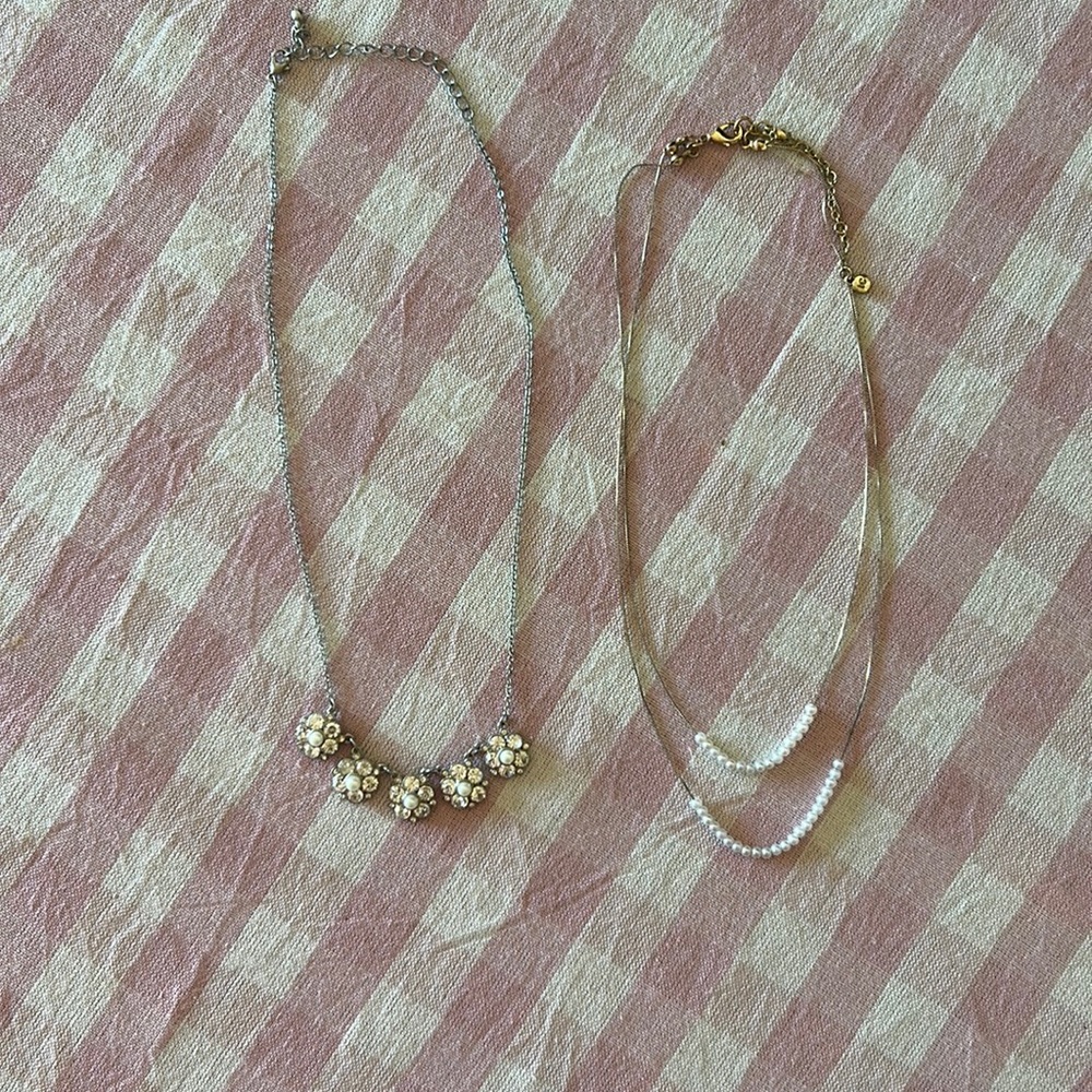 Pearl necklaces